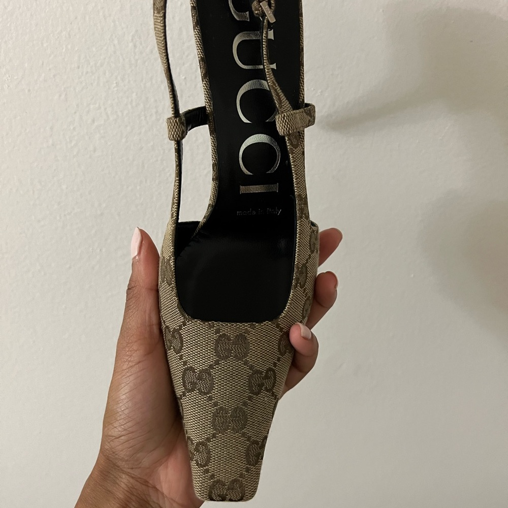 Gucci slingback pumps